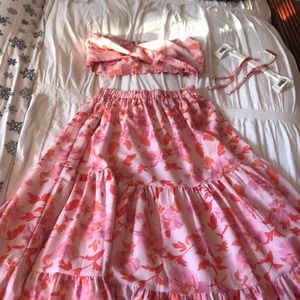 Hello Molly Two Piece Maxi Skirt and top